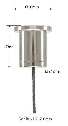 Anclaje de techo Ø16
